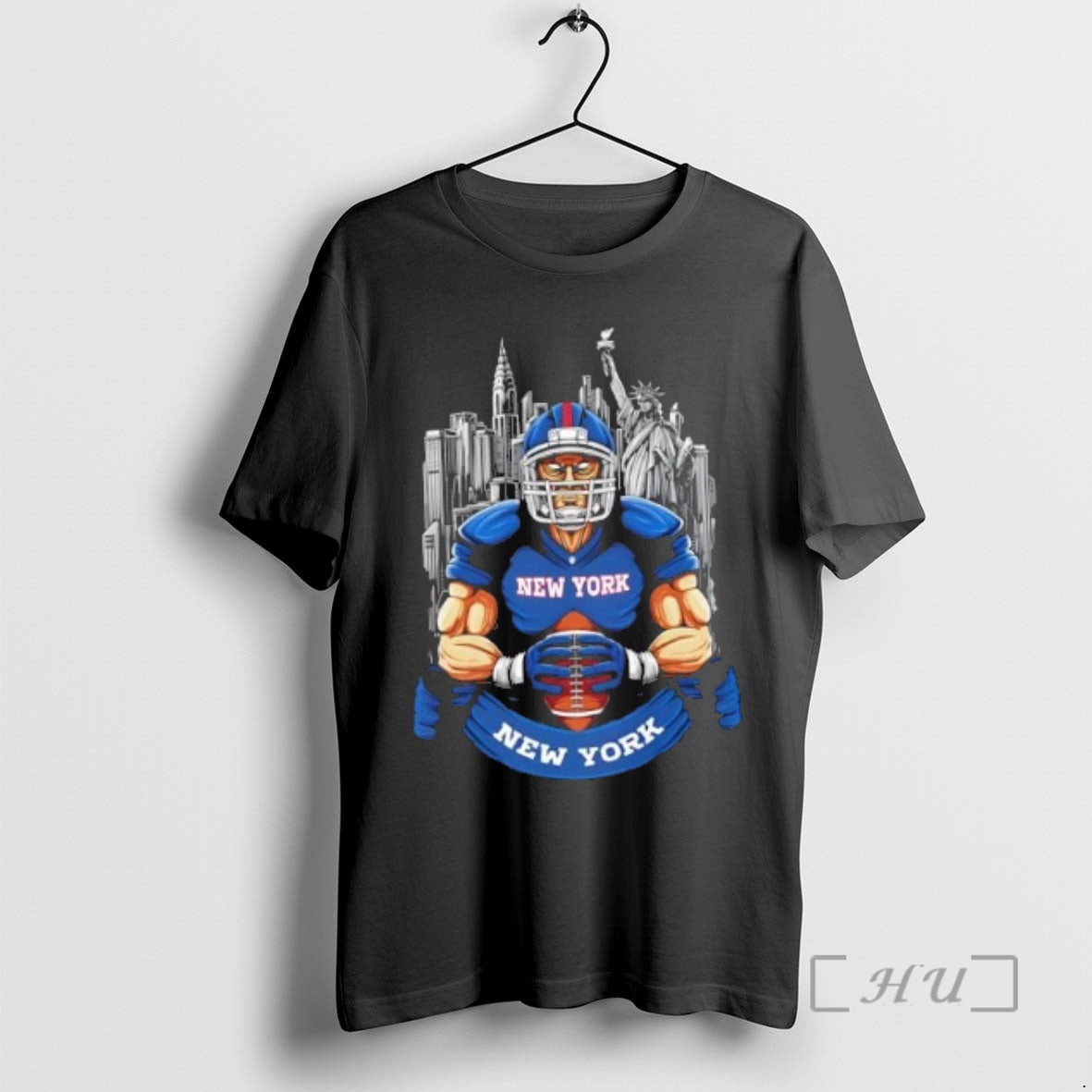 Trending New York Giants Football Mascot Hug Ball T-Shirts, Hoodie, Sweatshirt - T-Shirt, Sweatshirt, Hoodie