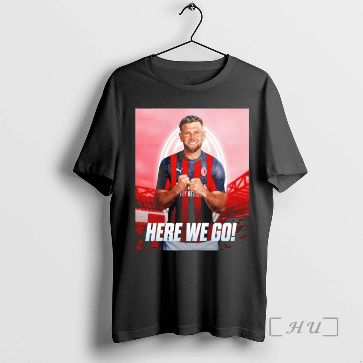 Trending Niclas Fullkrug Ac Milan Here We Go T-Shirts, Hoodie, Sweatshirt - T-Shirt, Sweatshirt, Hoodie