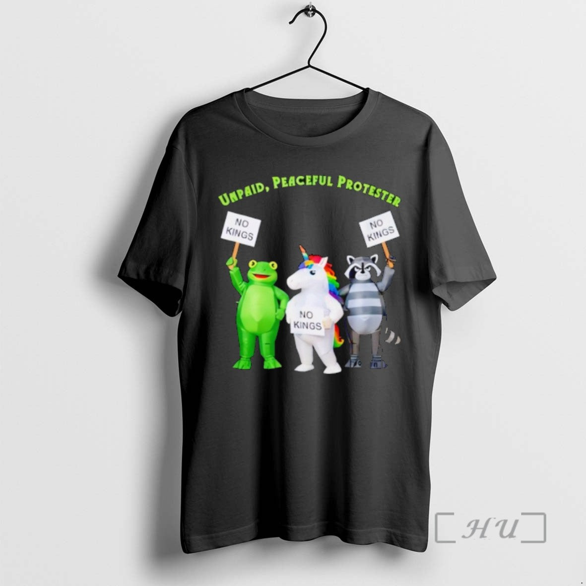 Trending No Kings Unpaid Peaceful Protester Frog Unicorn T-Shirts, Hoodie, Sweatshirt - T-Shirt, Sweatshirt, Hoodie