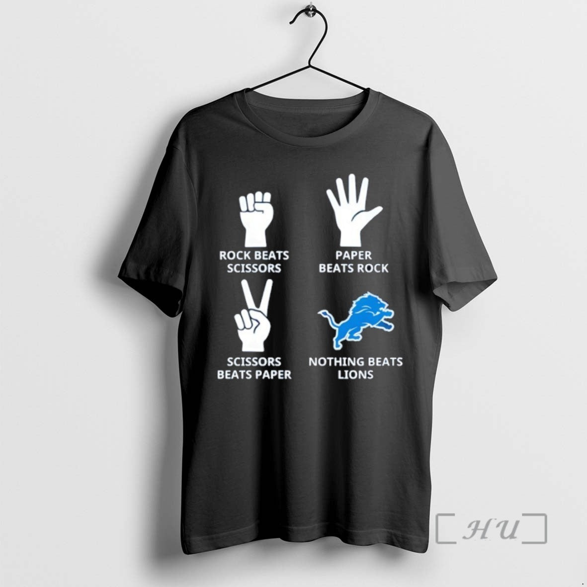 Trending Nothing Beats Detroit Lions Rock Beats Scissors Paper Beats Rock T-Shirts, Hoodie, Sweatshirt - T-Shirt, Sweatshirt, Hoodie