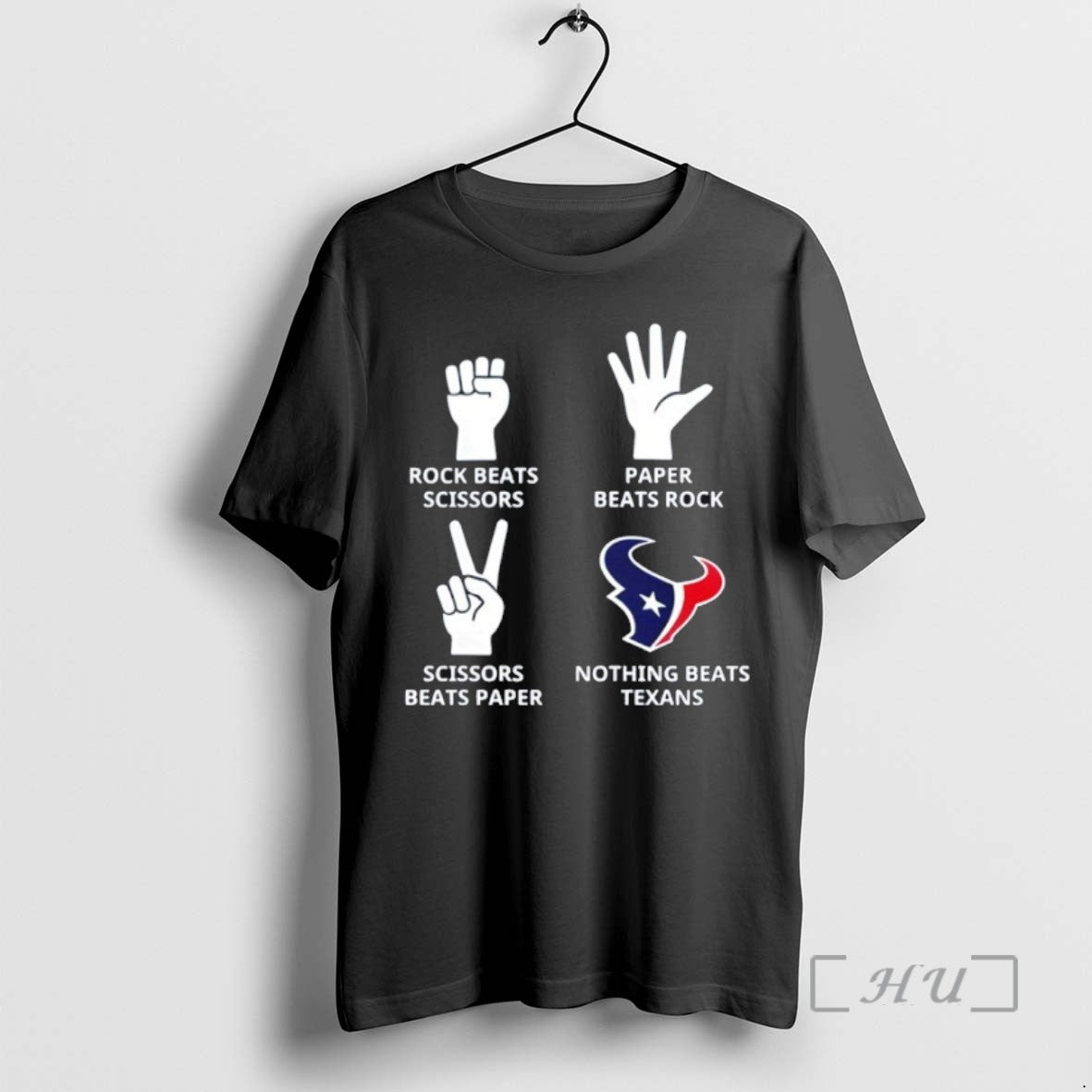 Trending Nothing Beats Houston Texans Rock Beats Scissors Paper Beats Rock T-Shirts, Hoodie, Sweatshirt - T-Shirt, Sweatshirt, Hoodie
