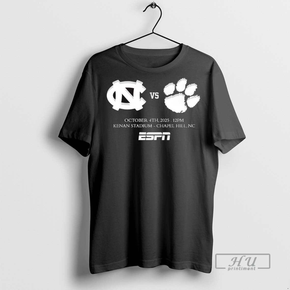 Trending Officials Clemson Tigers Vs North Carolina Tar Heels October 4th 2025 Kenan Stadium Chapel T-Shirts, Hoodie, Sweatshirt - T-Shirt, Sweatshirt, Hoodie