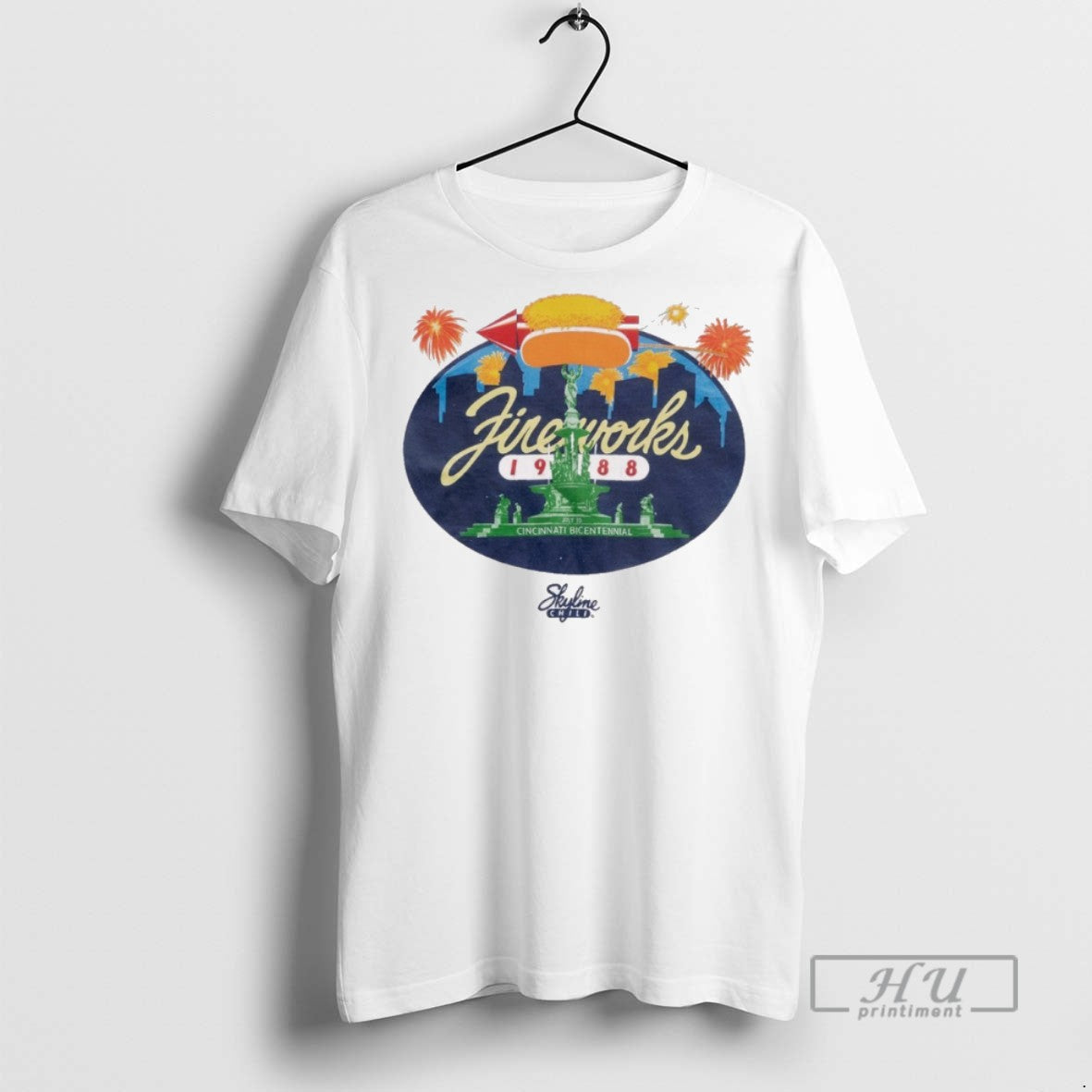 Trending Officials Fireworks 1988 Cincinnati Bicentennial July 10 1988 Skyline Chili Logo T-Shirts, Hoodie, Sweatshirt - T-Shirt, Sweatshirt, Hoodie