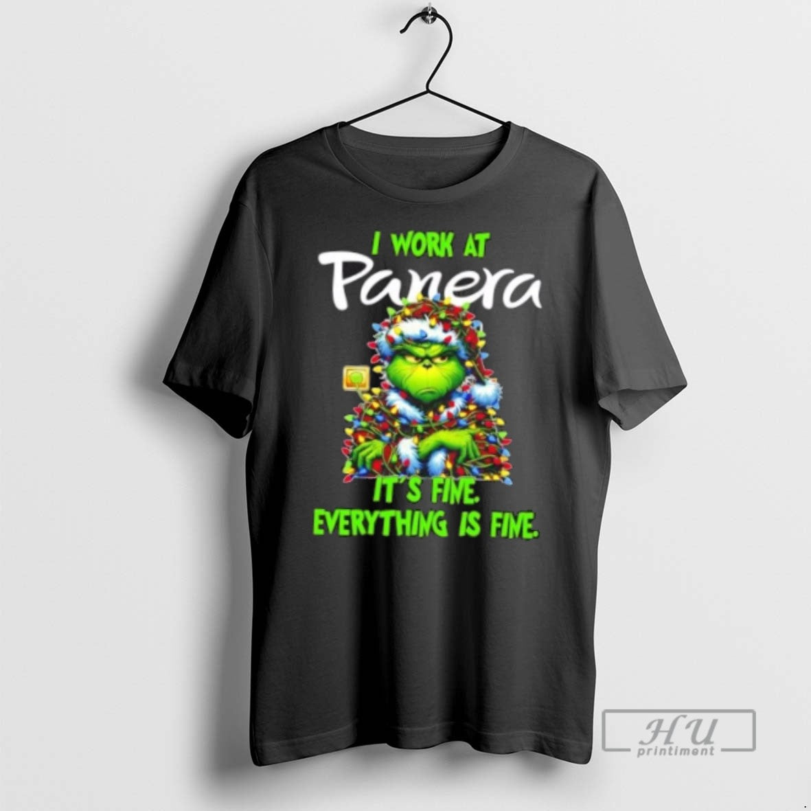 Trending Officials Grinch Tree X Panera Bread I Work Fine Everything Is T-Shirts, Hoodie, Sweatshirt - T-Shirt, Sweatshirt, Hoodie
