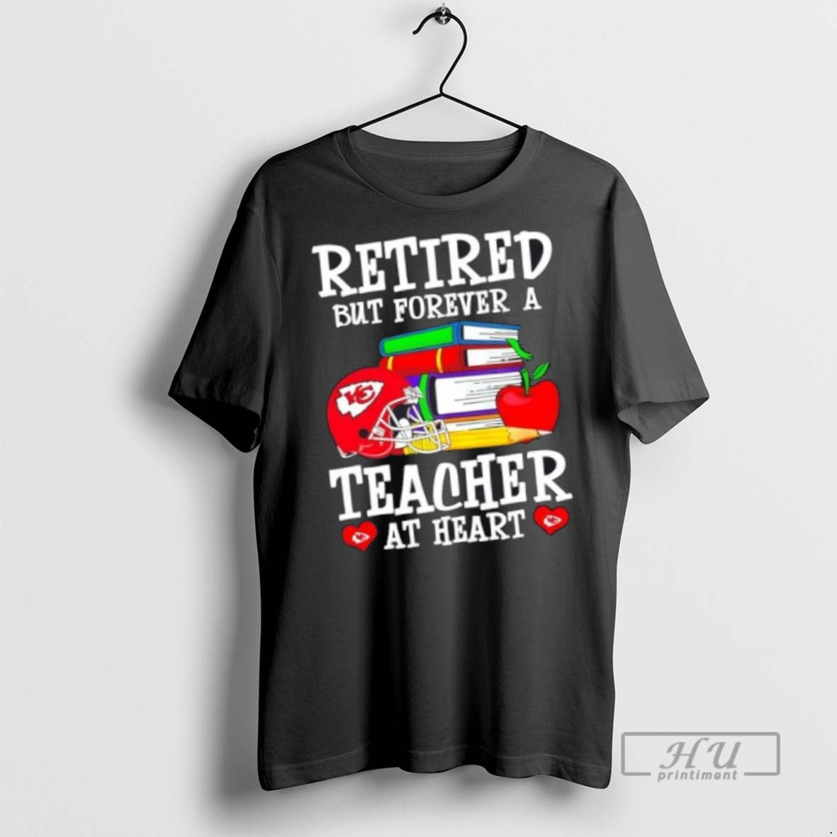 Trending Officials Retired But Forever Teacher Heart Kansas City Chiefs Football T-Shirts, Hoodie, Sweatshirt - T-Shirt, Sweatshirt, Hoodie