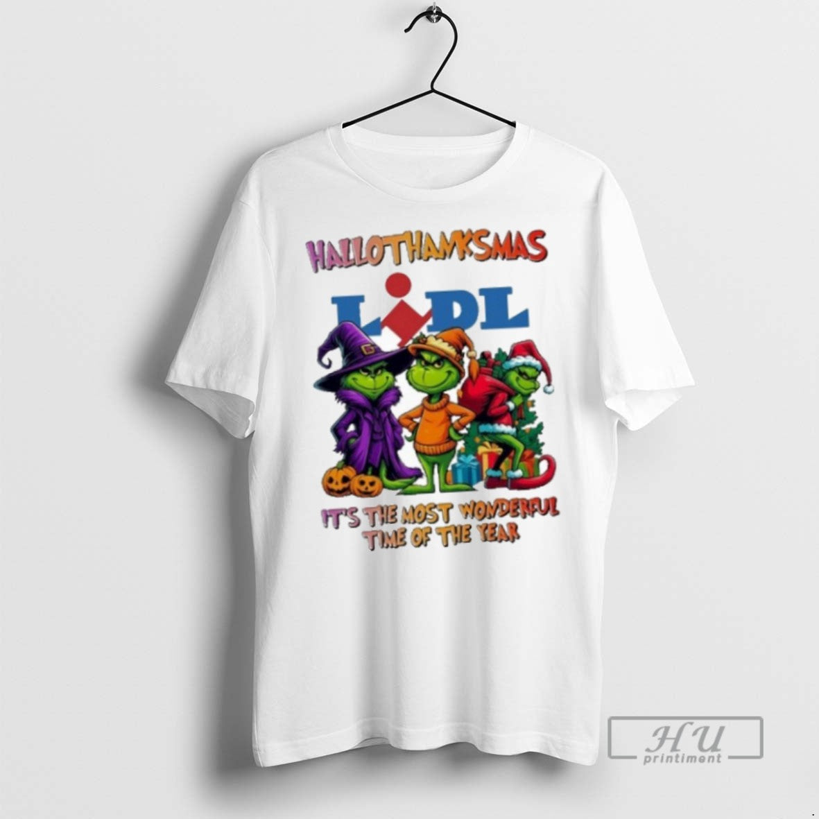 Trending Officials Grinch Lidl Logo Hallothanksmas Most Time Year T-Shirts, Hoodie, Sweatshirt - T-Shirt, Sweatshirt, Hoodie