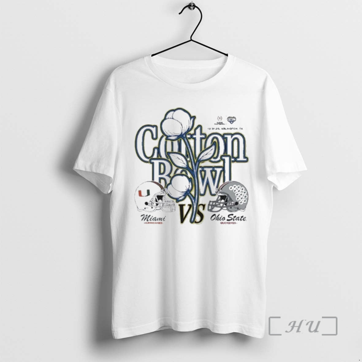 Trending Ohio State Vs Miami 2025 Cotton Bowl Arlington Tx December 31 2025 Helmet T-Shirts, Hoodie, Sweatshirt - T-Shirt, Sweatshirt, Hoodie