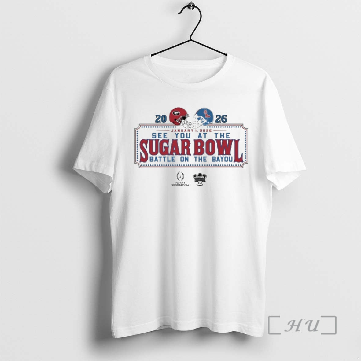 Trending Ole Miss Vs Georgia See You Sugar Bowl Battle Bayou T-Shirts, Hoodie, Sweatshirt - T-Shirt, Sweatshirt, Hoodie