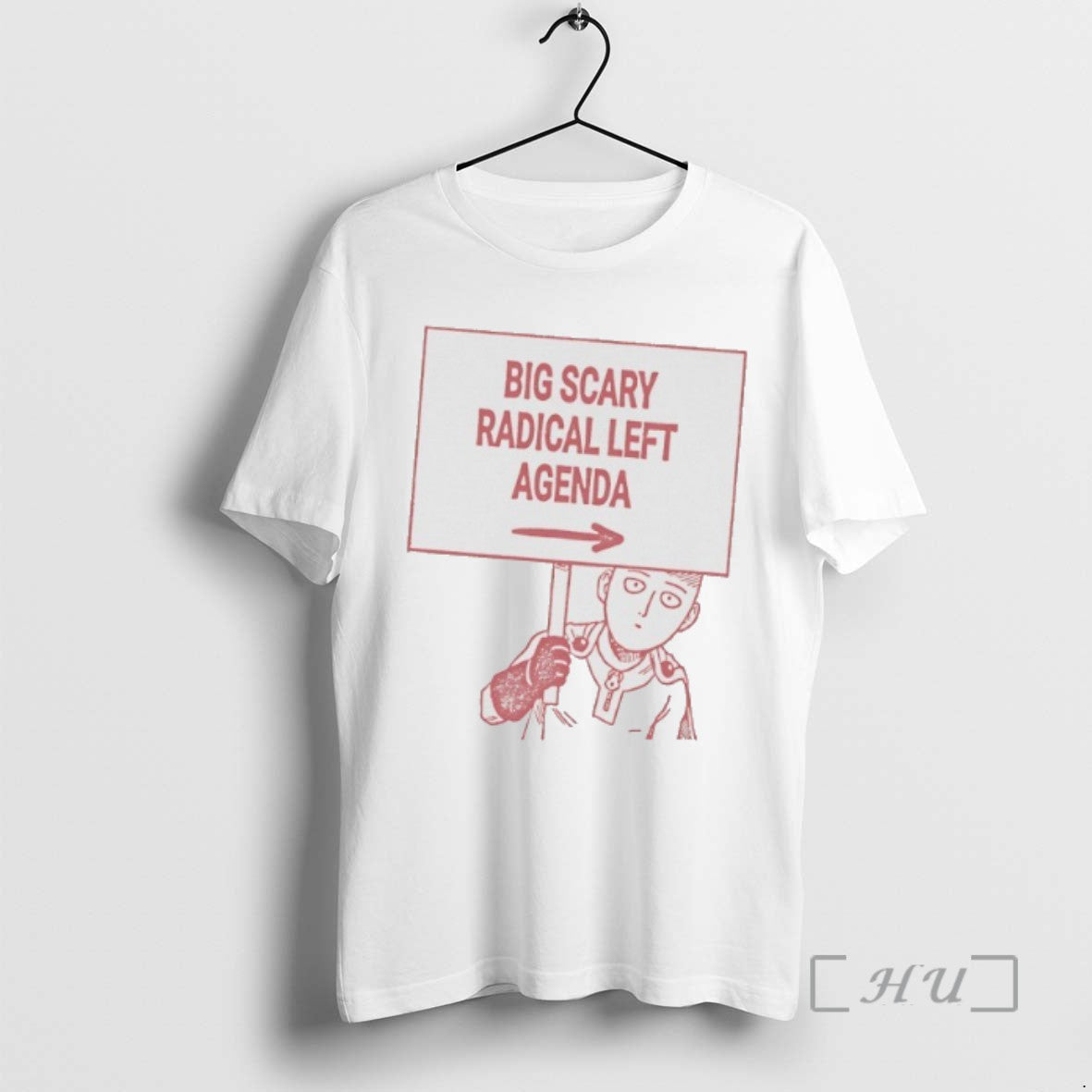 Trending One Punch Man Big Scary Radical Left Agenda T-Shirts, Hoodie, Sweatshirt - T-Shirt, Sweatshirt, Hoodie