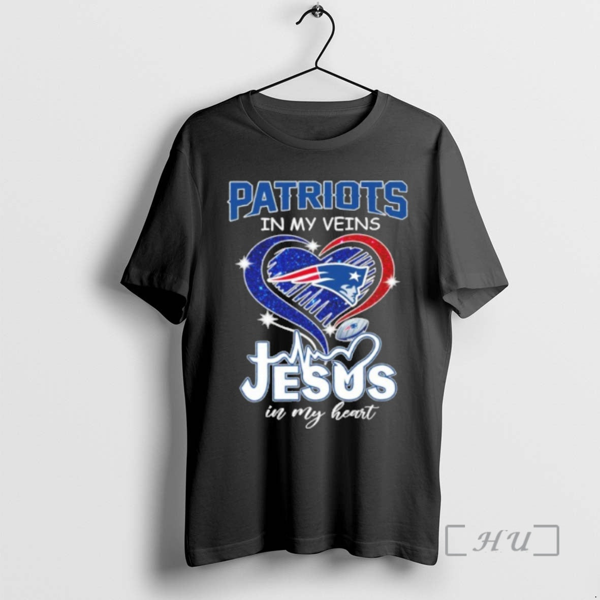 Trending Patriots My Veins Heart Jesus My Heart T-Shirts, Hoodie, Sweatshirt - T-Shirt, Sweatshirt, Hoodie