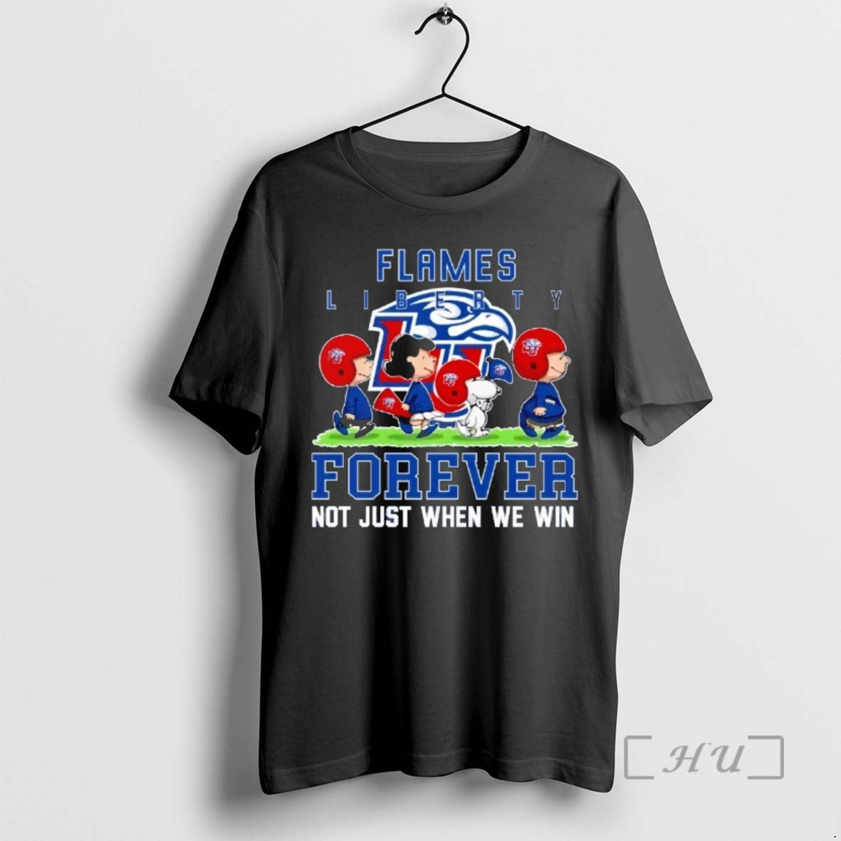 Trending Peanuts Liberty Flames Forever Not Just When We Win T-Shirts, Hoodie, Sweatshirt - T-Shirt, Sweatshirt, Hoodie