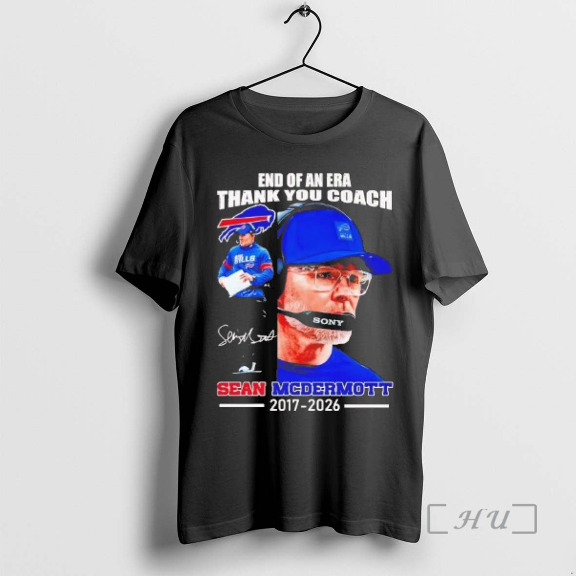 Trending Sean Mcdermott 2017 2026 End Era Thank You Coach T-Shirts, Hoodie, Sweatshirt - T-Shirt, Sweatshirt, Hoodie