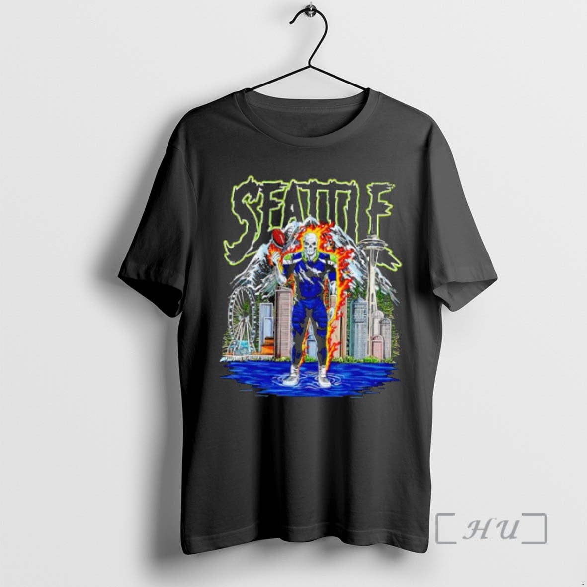 Trending Seattle Football Dt Essential Skeleton T-Shirts, Hoodie, Sweatshirt - T-Shirt, Sweatshirt, Hoodie