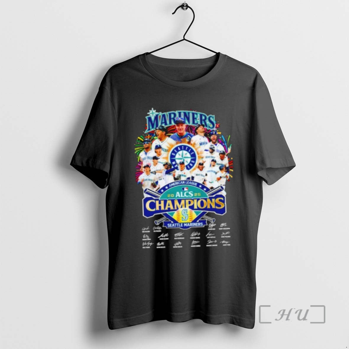 Trending Seattle Mariners 2025 Alcs American League Champions Signatures T-Shirts, Hoodie, Sweatshirt - T-Shirt, Sweatshirt, Hoodie