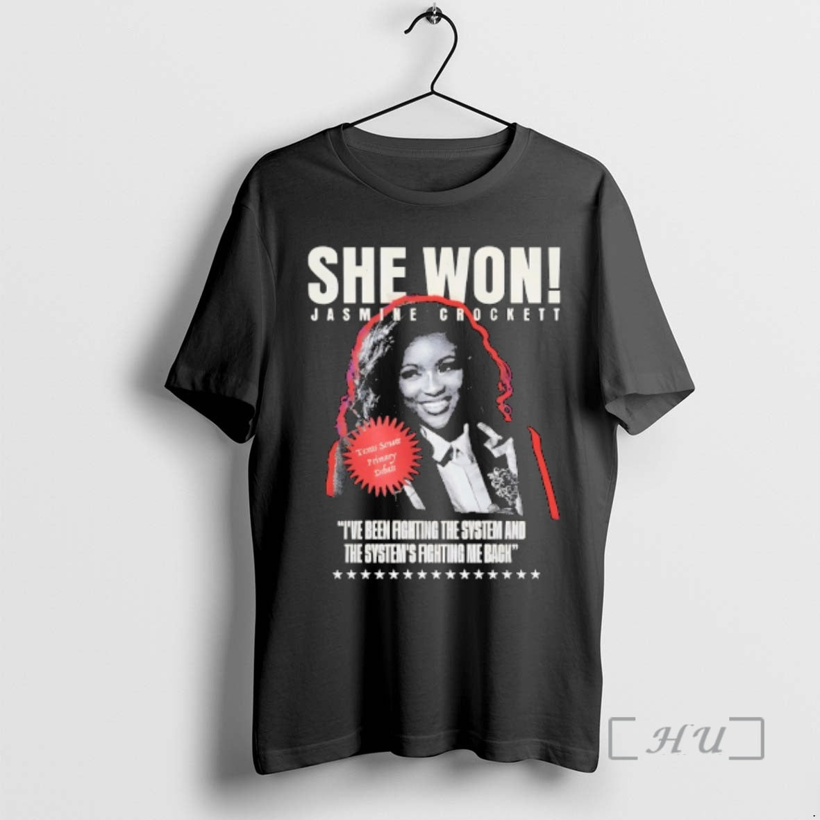 Trending She Won Jasmine Crockett T-Shirts, Hoodie, Sweatshirt - T-Shirt, Sweatshirt, Hoodie