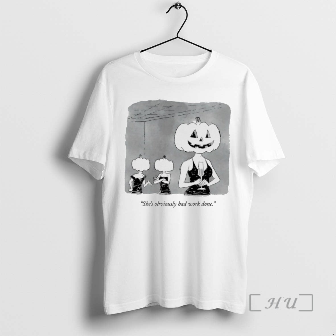 Trending Shes Obviously Had Work Done Pumpkin Halloween T-Shirts, Hoodie, Sweatshirt - T-Shirt, Sweatshirt, Hoodie