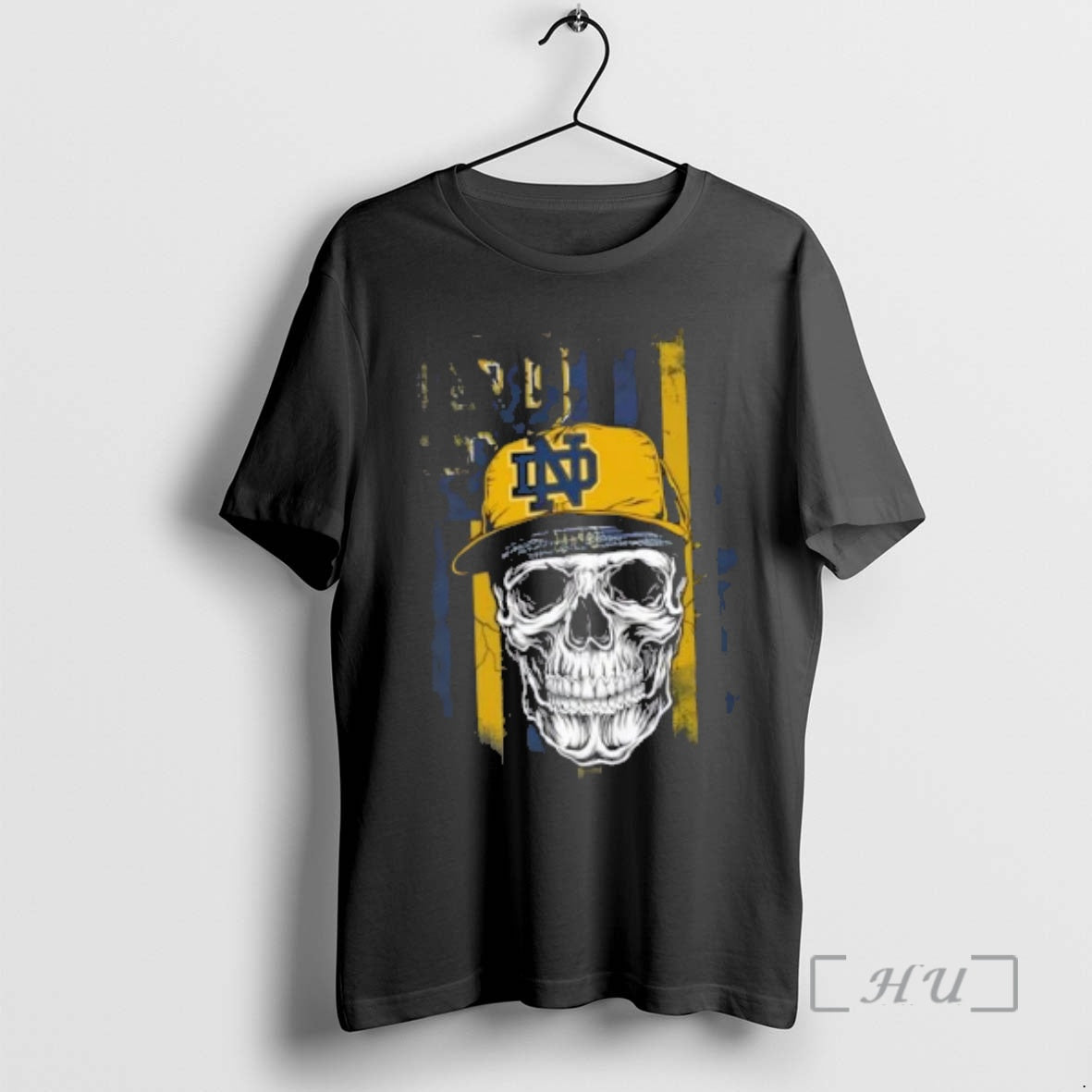 Trending Skull Wearing Cap Notre Dame Fighting Irish Us Flag T-Shirts, Hoodie, Sweatshirt - T-Shirt, Sweatshirt, Hoodie