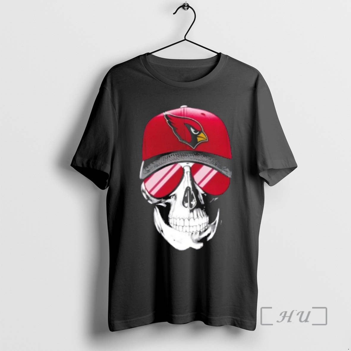 Trending Skull Wearing Cap Smile Arizona Cardinals Fans T-Shirts, Hoodie, Sweatshirt - T-Shirt, Sweatshirt, Hoodie