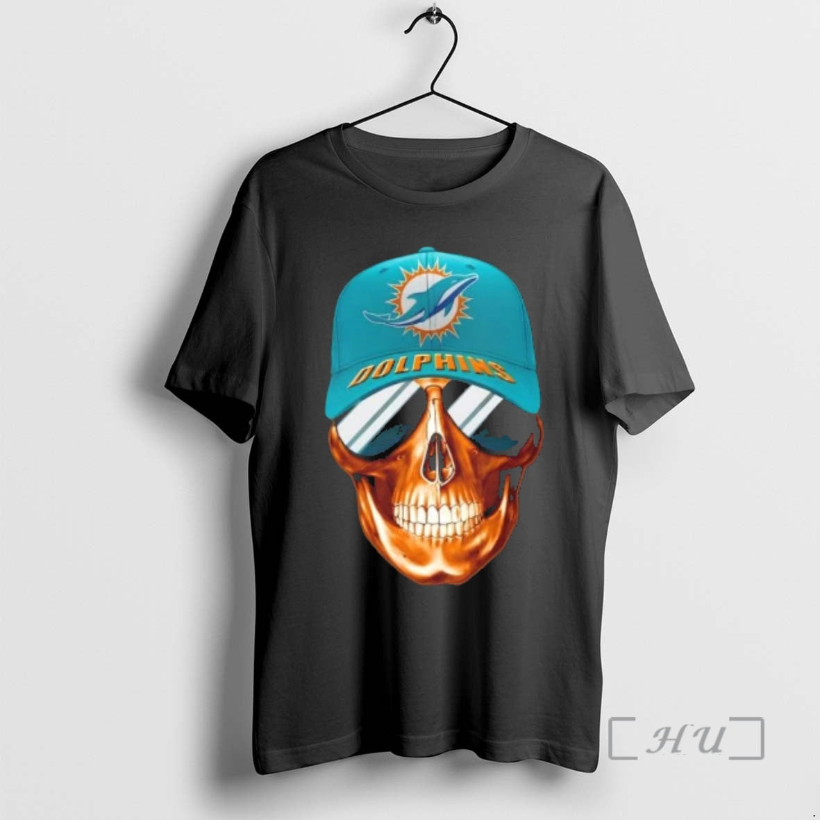 Trending Skull Wearing Cap Smile Miami Dolphins Fans T-Shirts, Hoodie, Sweatshirt - T-Shirt, Sweatshirt, Hoodie