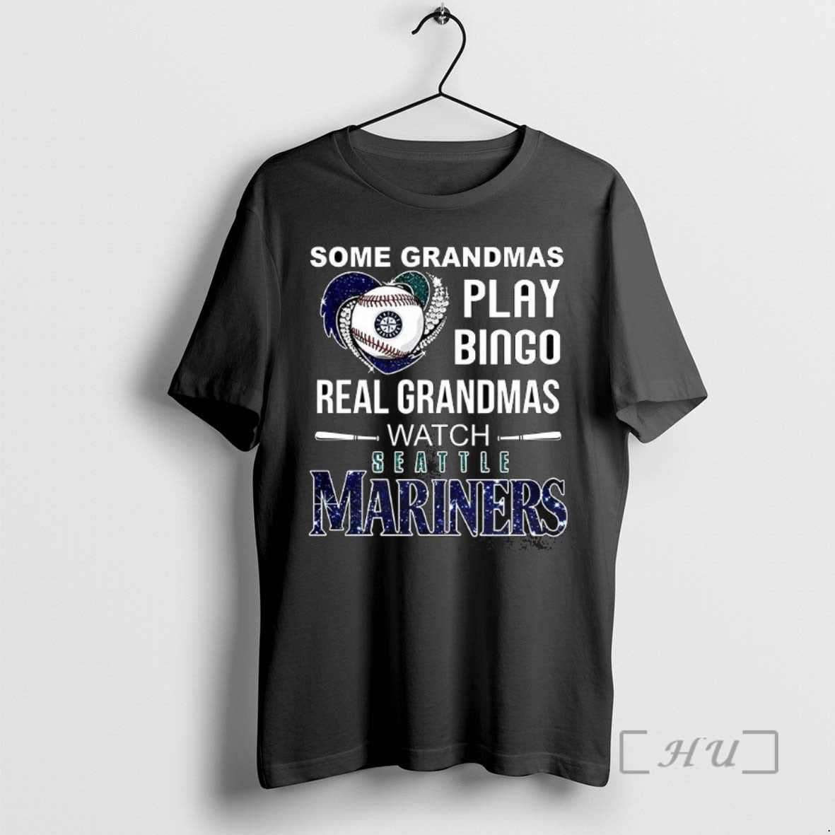 Trending Some Grandmas Play Bingo Real Grandmas Watch Seattle Mariners Baseball Diamond Heart T-Shirts, Hoodie, Sweatshirt - T-Shirt, Sweatshirt, Hoodie