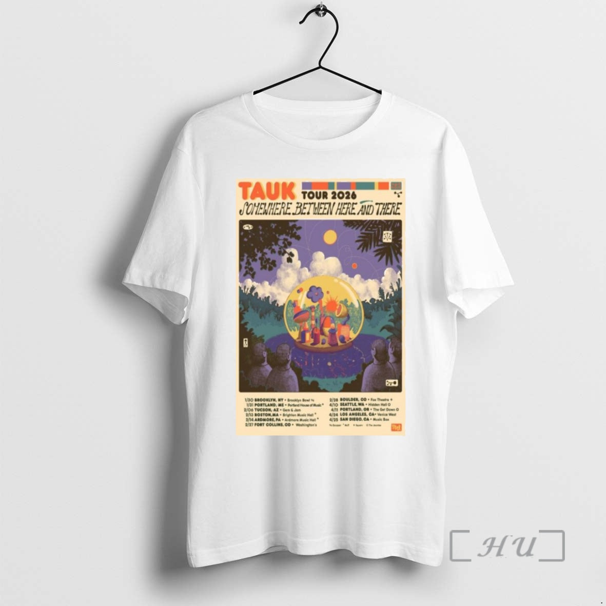 Trending Tauk Somewhere Between Here There Tour 2026 T-Shirts, Hoodie, Sweatshirt - T-Shirt, Sweatshirt, Hoodie