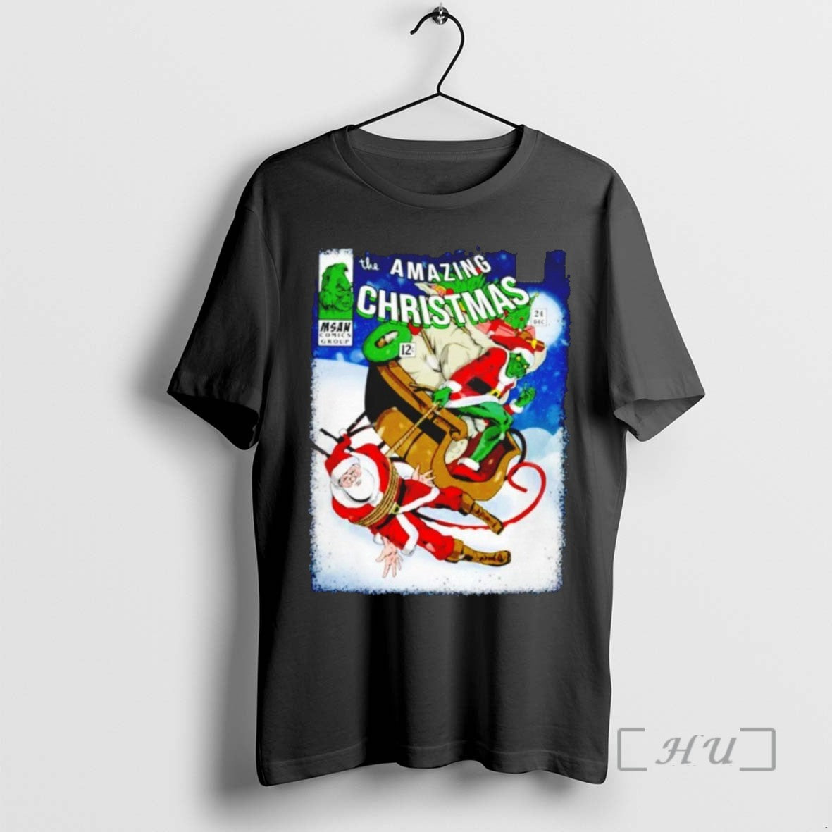 Trending Grinch Santa Claus Amazing Comic T-Shirts, Hoodie, Sweatshirt - T-Shirt, Sweatshirt, Hoodie