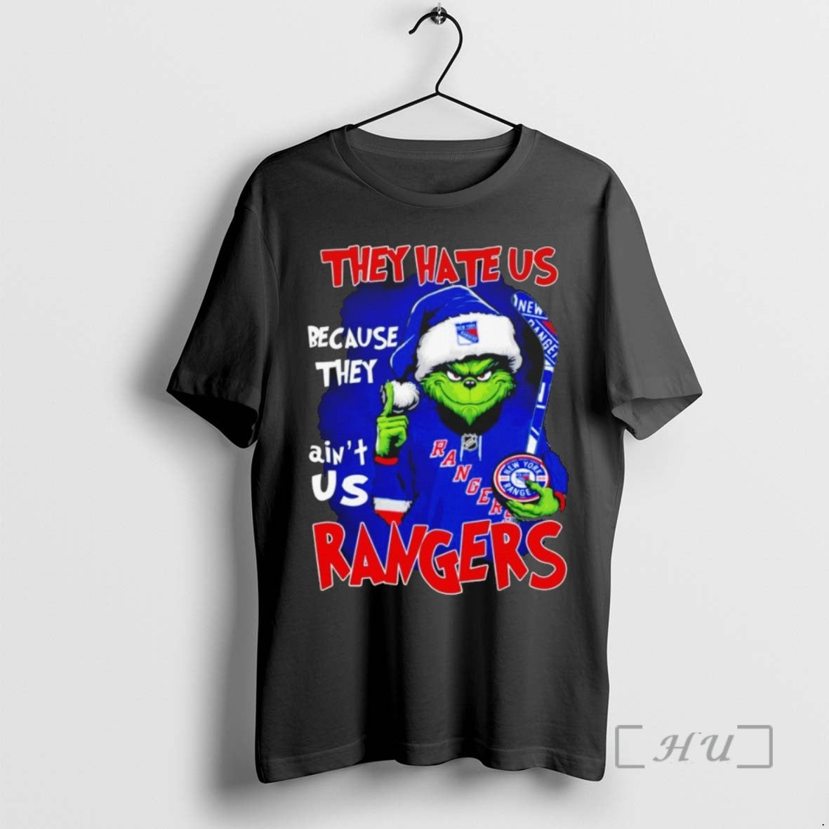 Trending Grinch They Hate Us Because They Aint Us New York Rangers T-Shirts, Hoodie, Sweatshirt - T-Shirt, Sweatshirt, Hoodie