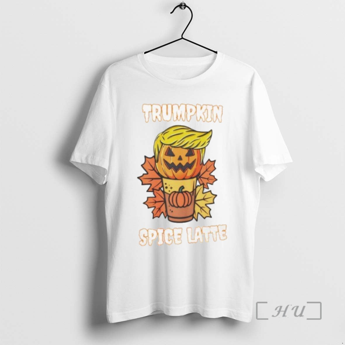 Trending Trump Halloween Coffee Trumpkin Spice Latte T-Shirts, Hoodie, Sweatshirt - T-Shirt, Sweatshirt, Hoodie