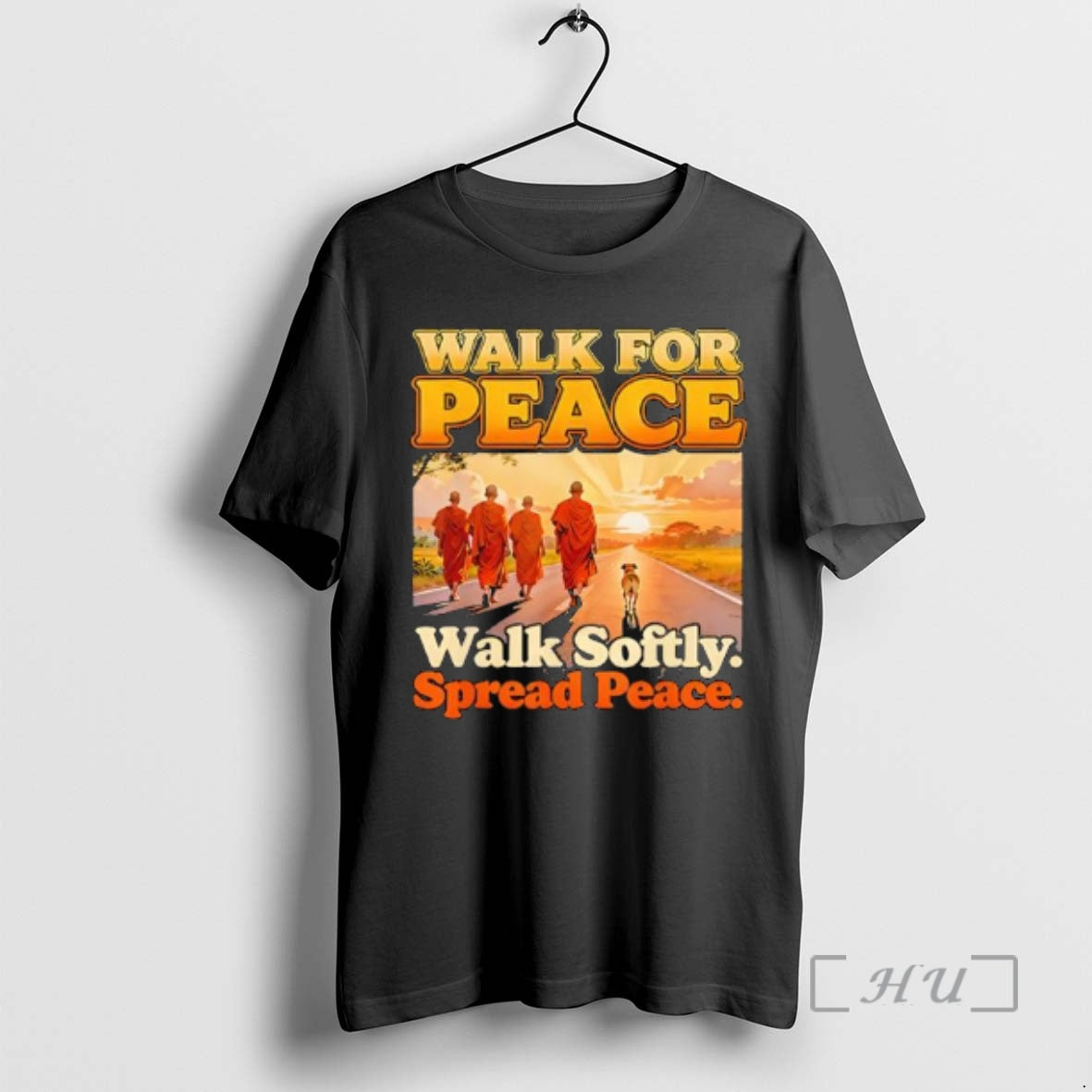 Trending Walk Peace Walksoftly Spreadpeace Buddhist Monk Zen T-Shirts, Hoodie, Sweatshirt - T-Shirt, Sweatshirt, Hoodie