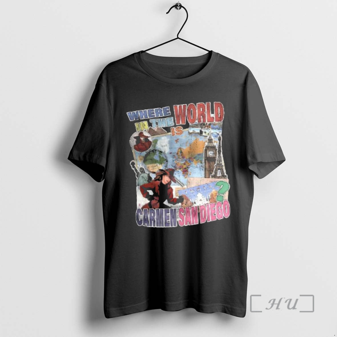 Trending Where World Is Carmen Sandiego Cartoon Retro T-Shirts, Hoodie, Sweatshirt - T-Shirt, Sweatshirt, Hoodie