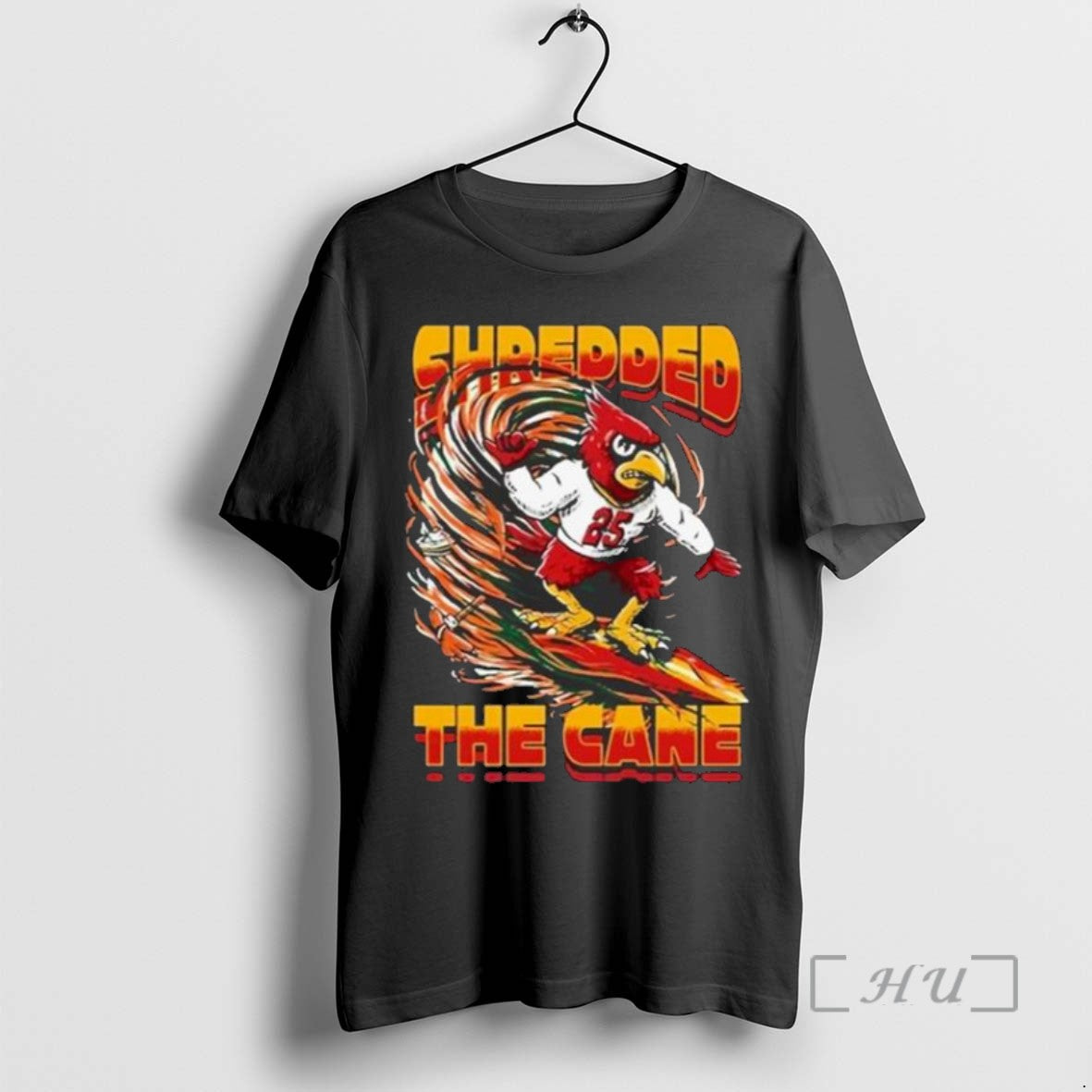 Trending Louisiana Cardinals Shredded Cane Mascot Surf T-Shirts, Hoodie, Sweatshirt - T-Shirt, Sweatshirt, Hoodie