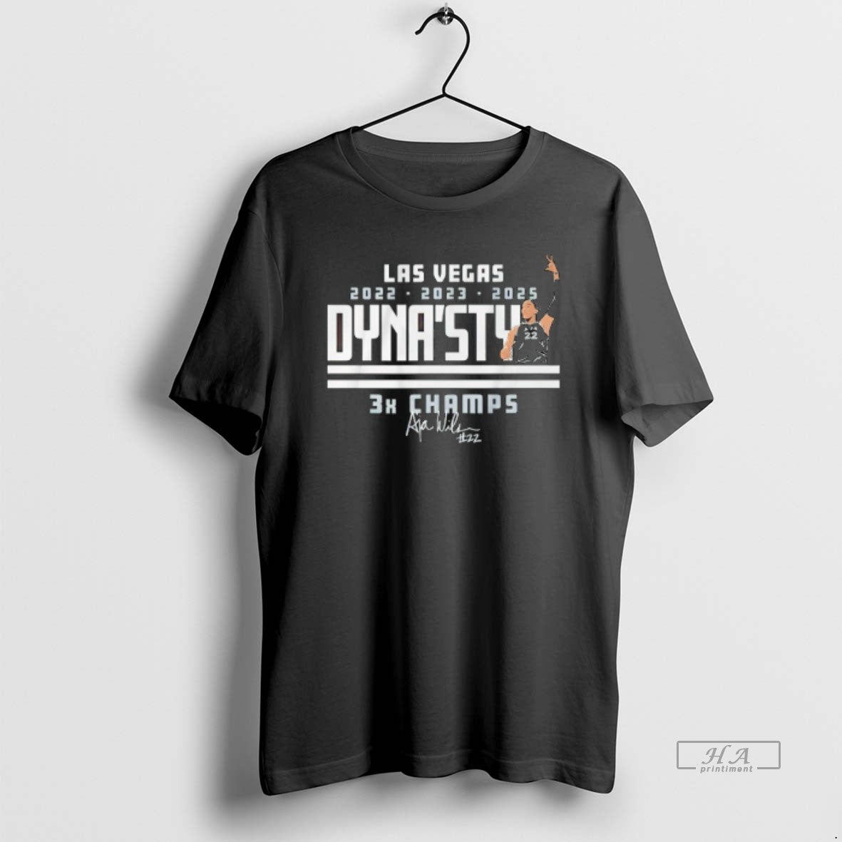 Aja Wilson Las Vegas Aces Dynasty 3x Champs Signature T-Shirts, Hoodie, Sweatshirt - T-Shirt, Sweatshirt, Hoodie