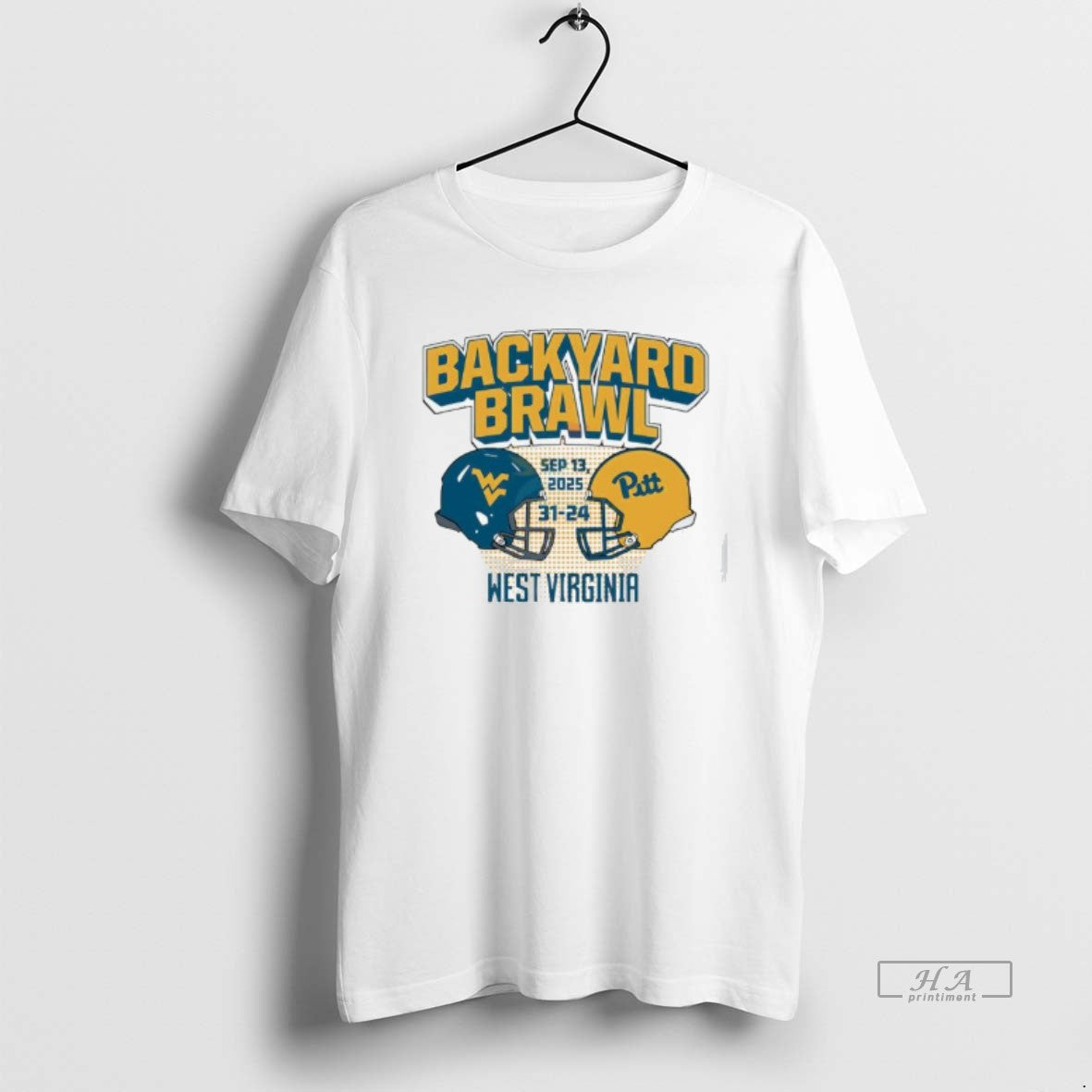 Backyard Brawl West Virginia Vs Pittsburgh Panthers 31 24 2025 T-Shirts, Hoodie, Sweatshirt - T-Shirt, Sweatshirt, Hoodie