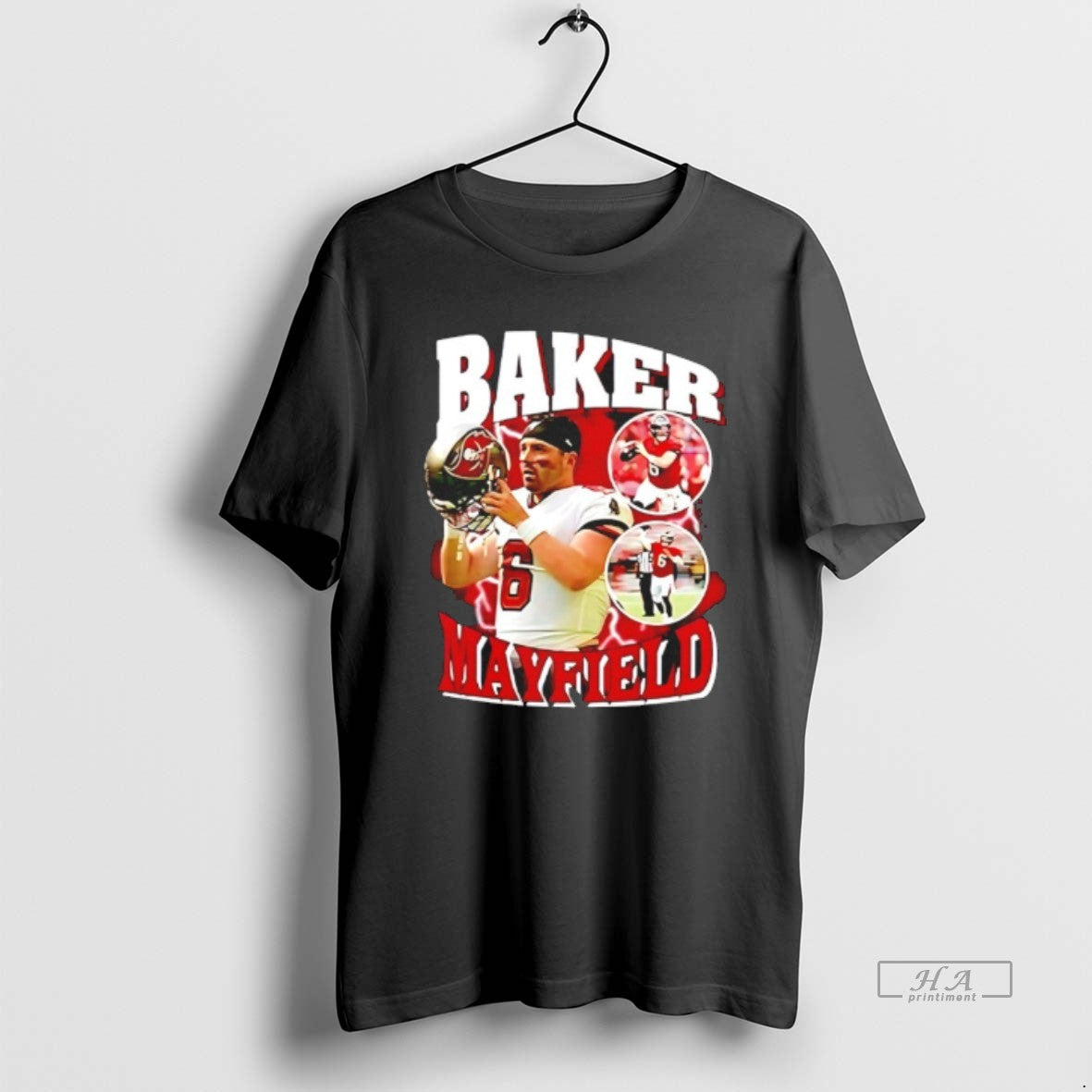 Baker Mayfield Tampa Bay Buccaneers Player Collage 90s Bootleg T-Shirts, Hoodie, Sweatshirt - T-Shirt, Sweatshirt, Hoodie