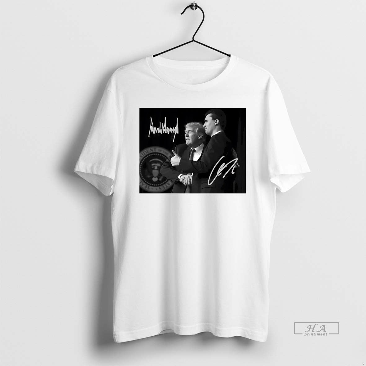 Charlie Kirk Trump Frame Signatures T-Shirts, Hoodie, Sweatshirt - T-Shirt, Sweatshirt, Hoodie