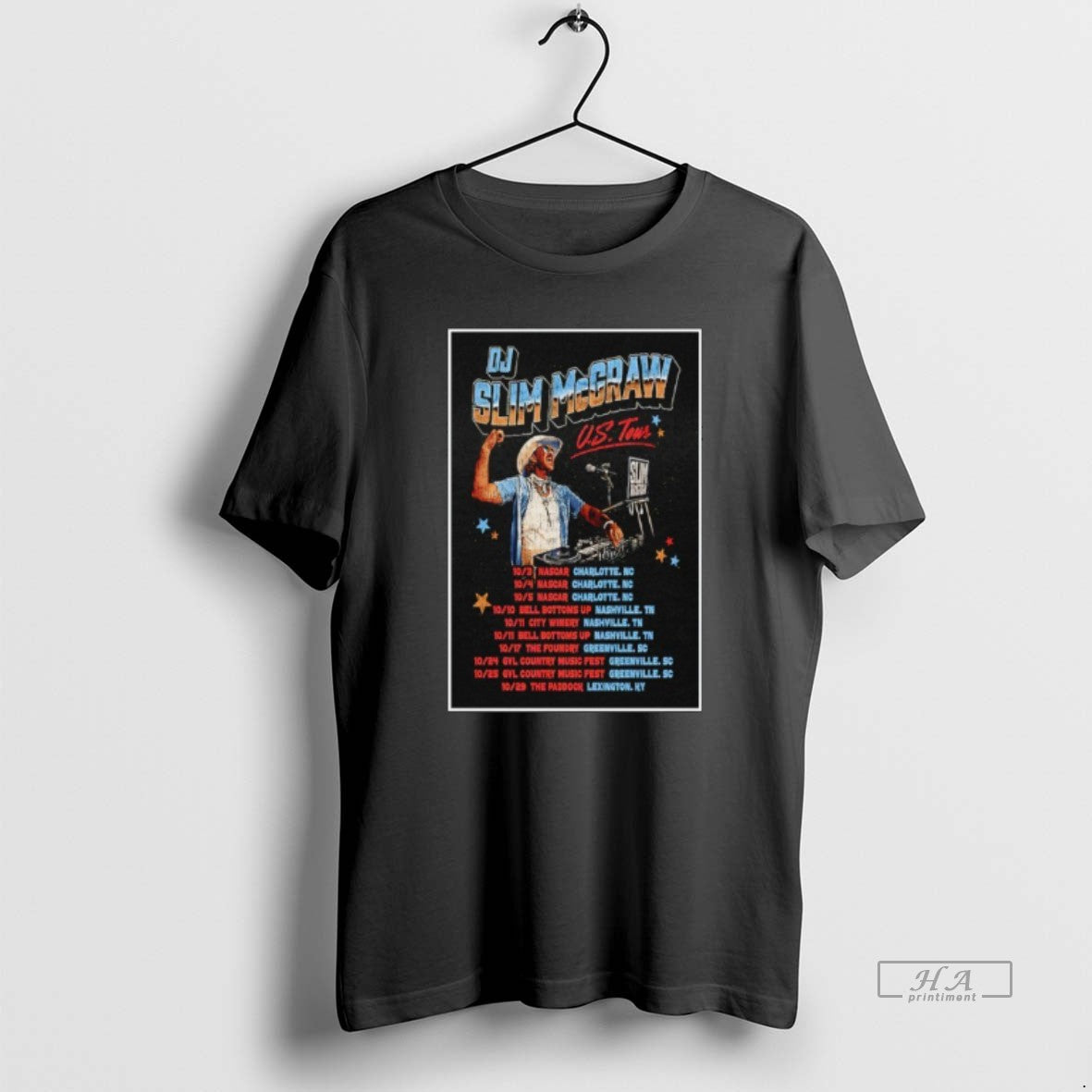 Dj Slim Mcgraw Us Tour 2025 T-Shirts, Hoodie, Sweatshirt - T-Shirt, Sweatshirt, Hoodie