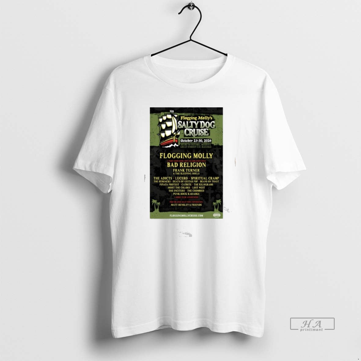 Flogging Mollys Salty Dog Cruise October 25 30 2026 Concert T-Shirts, Hoodie, Sweatshirt - T-Shirt, Sweatshirt, Hoodie