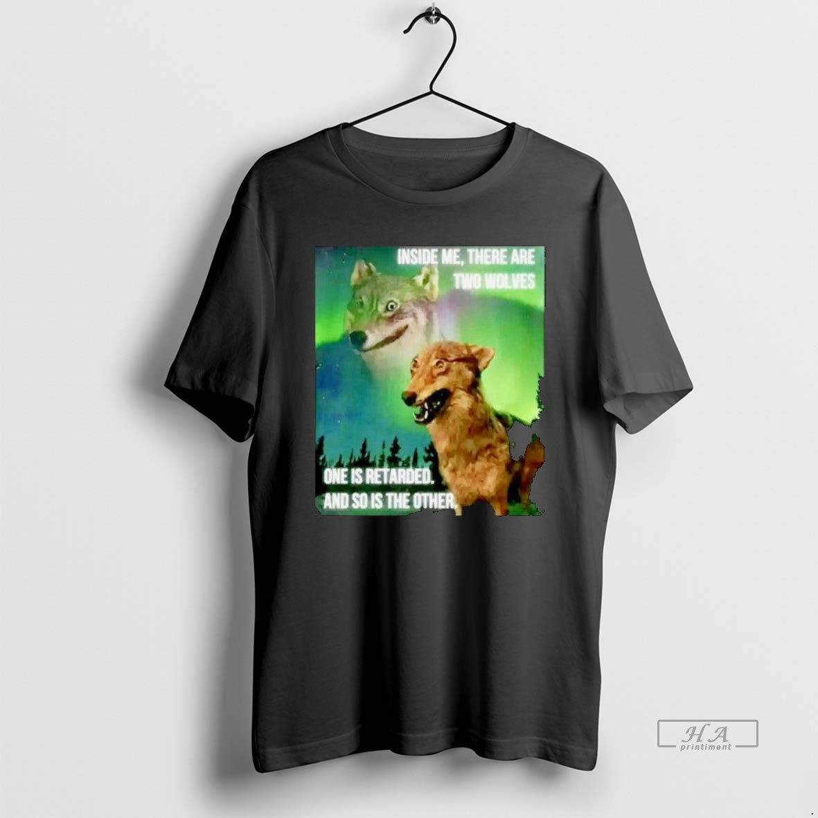 Inside Me There Are Two Wolves Meme Ornaments T-Shirts, Hoodie, Sweatshirt - T-Shirt, Sweatshirt, Hoodie