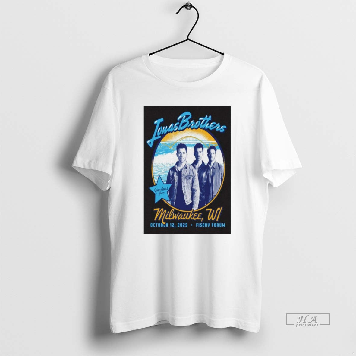Jonas Brothers October 12 2025 Fiserv Forum Milwaukee Wi T-Shirts, Hoodie, Sweatshirt - T-Shirt, Sweatshirt, Hoodie