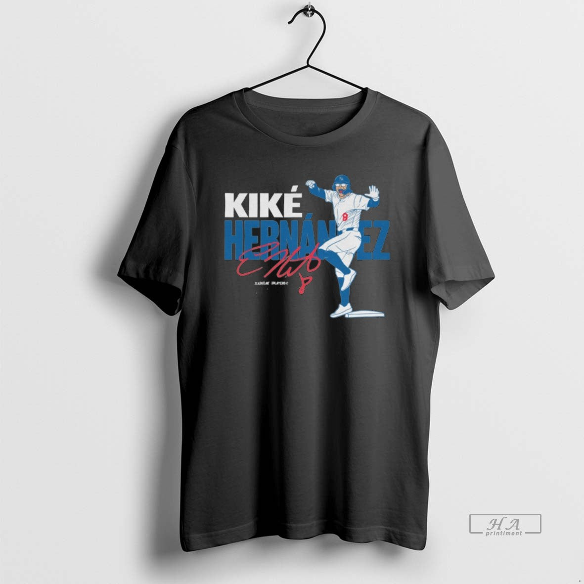 Kike Hernandez Los Angeles Dodgers Mlb Slash Signature Painting T-Shirts, Hoodie, Sweatshirt - T-Shirt, Sweatshirt, Hoodie