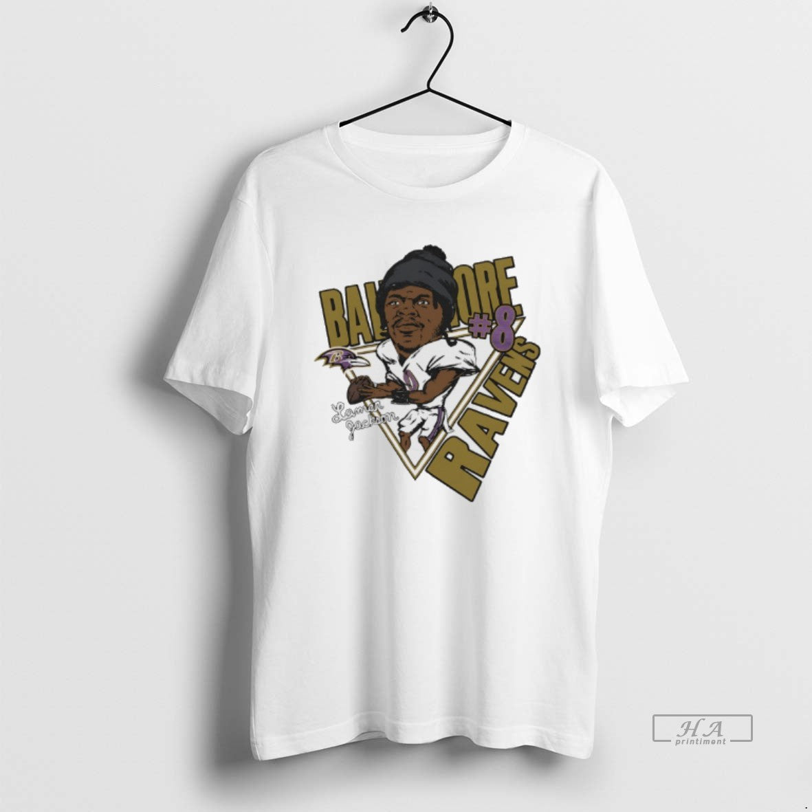 Lamar Jackson 8 Baltimore Ravens Signature Caricature T-Shirts, Hoodie, Sweatshirt - T-Shirt, Sweatshirt, Hoodie