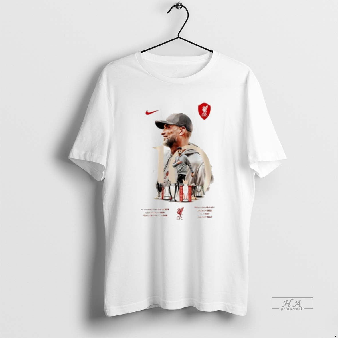 Liverpool Fc X Jurgen Klopp 10th Anniversary T-Shirts, Hoodie, Sweatshirt - T-Shirt, Sweatshirt, Hoodie