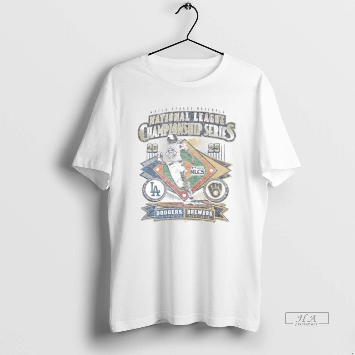 Milwaukee Brewers Vs La Dodgers 2025 Nlcs Match Up Dueling Franklin T-Shirts, Hoodie, Sweatshirt - T-Shirt, Sweatshirt, Hoodie