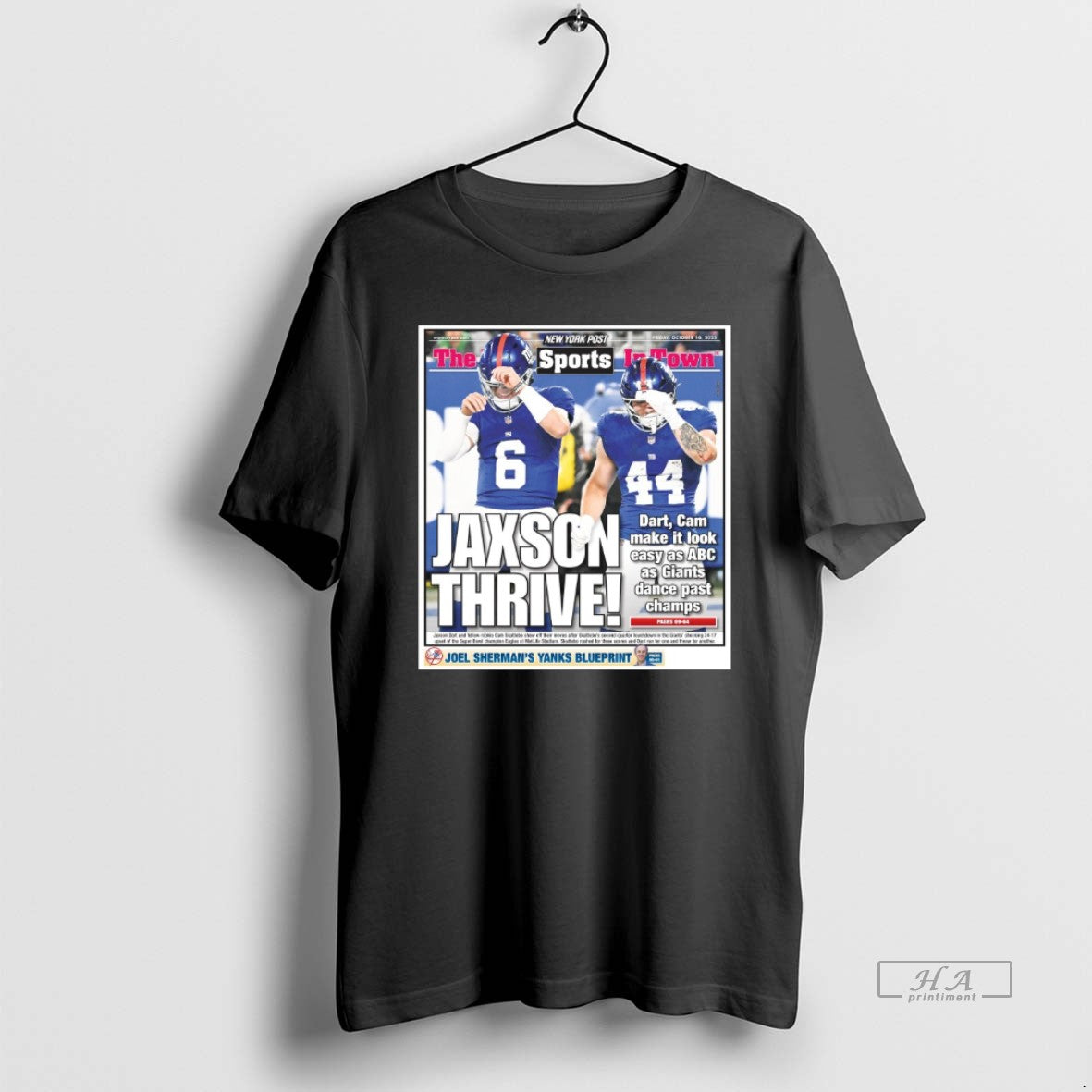 New York Post Sports Jaxson Thive Dart Cam Make Easy As Abc T-Shirts, Hoodie, Sweatshirt - T-Shirt, Sweatshirt, Hoodie