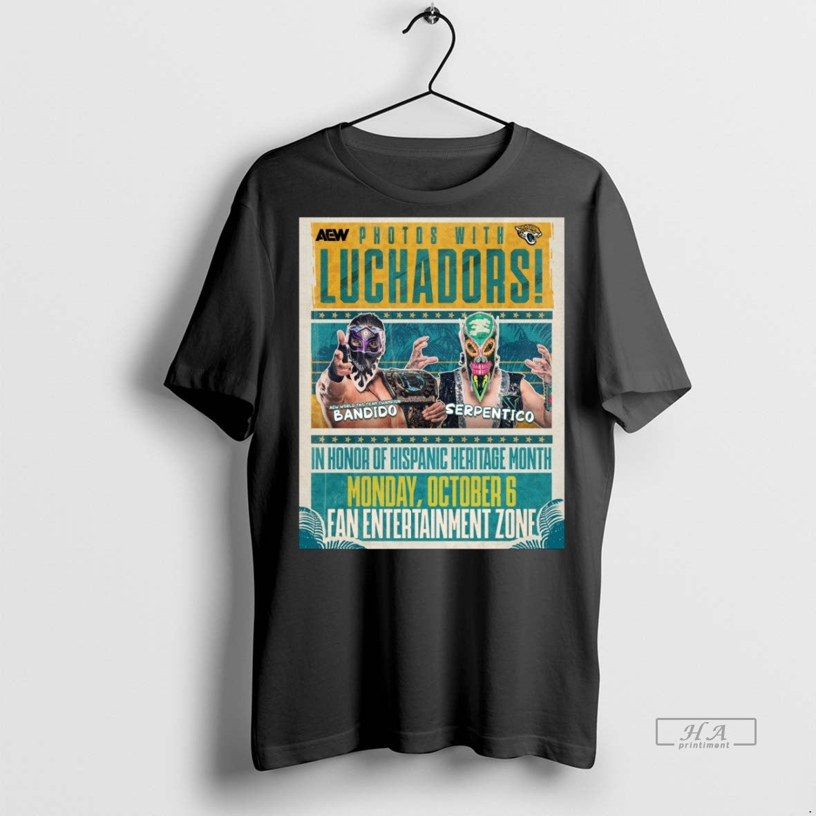 Official Aew Bandido Vs Serpentico Photos Luchadors Honor Hispanic Heritage Month T-Shirts, Hoodie, Sweatshirt - T-Shirt, Sweatshirt, Hoodie