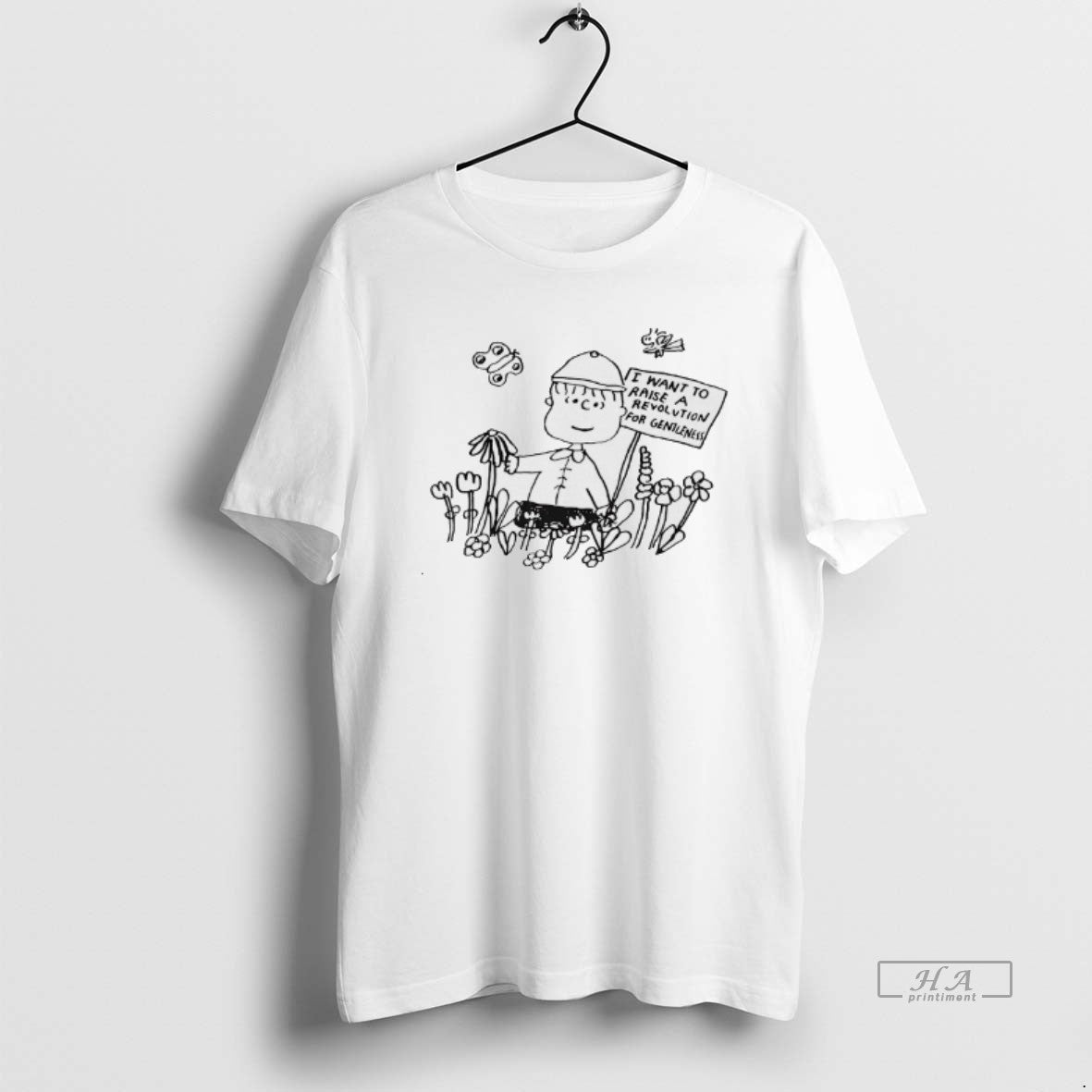 Peanuts Franklin I Want Raise Revolution Gentleness T-Shirts, Hoodie, Sweatshirt - T-Shirt, Sweatshirt, Hoodie