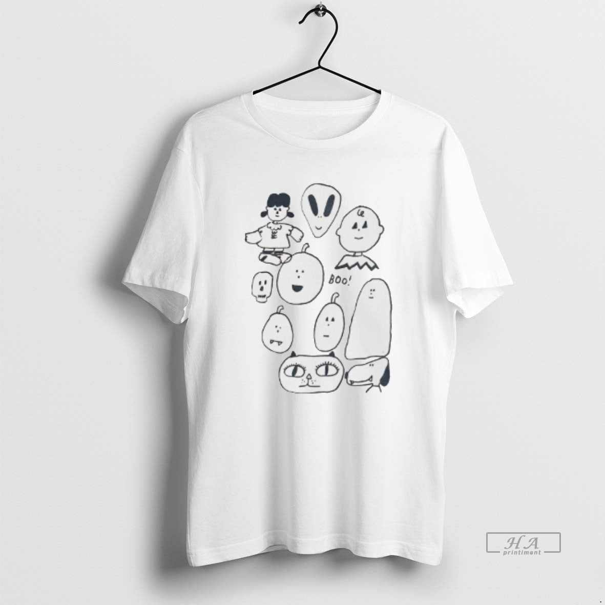 Peanuts Characters X Alien Boo T-Shirts, Hoodie, Sweatshirt - T-Shirt, Sweatshirt, Hoodie