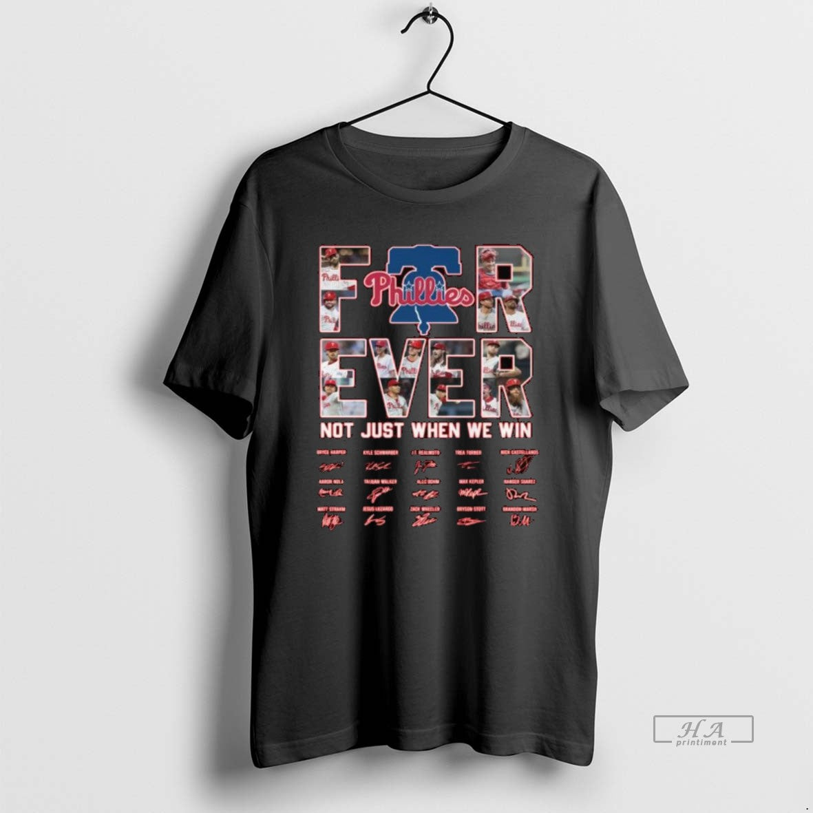 Philadelphia Phillies Be Mlb Fan Forever Not Just When We Win 2025 Signatures T-Shirts, Hoodie, Sweatshirt - T-Shirt, Sweatshirt, Hoodie