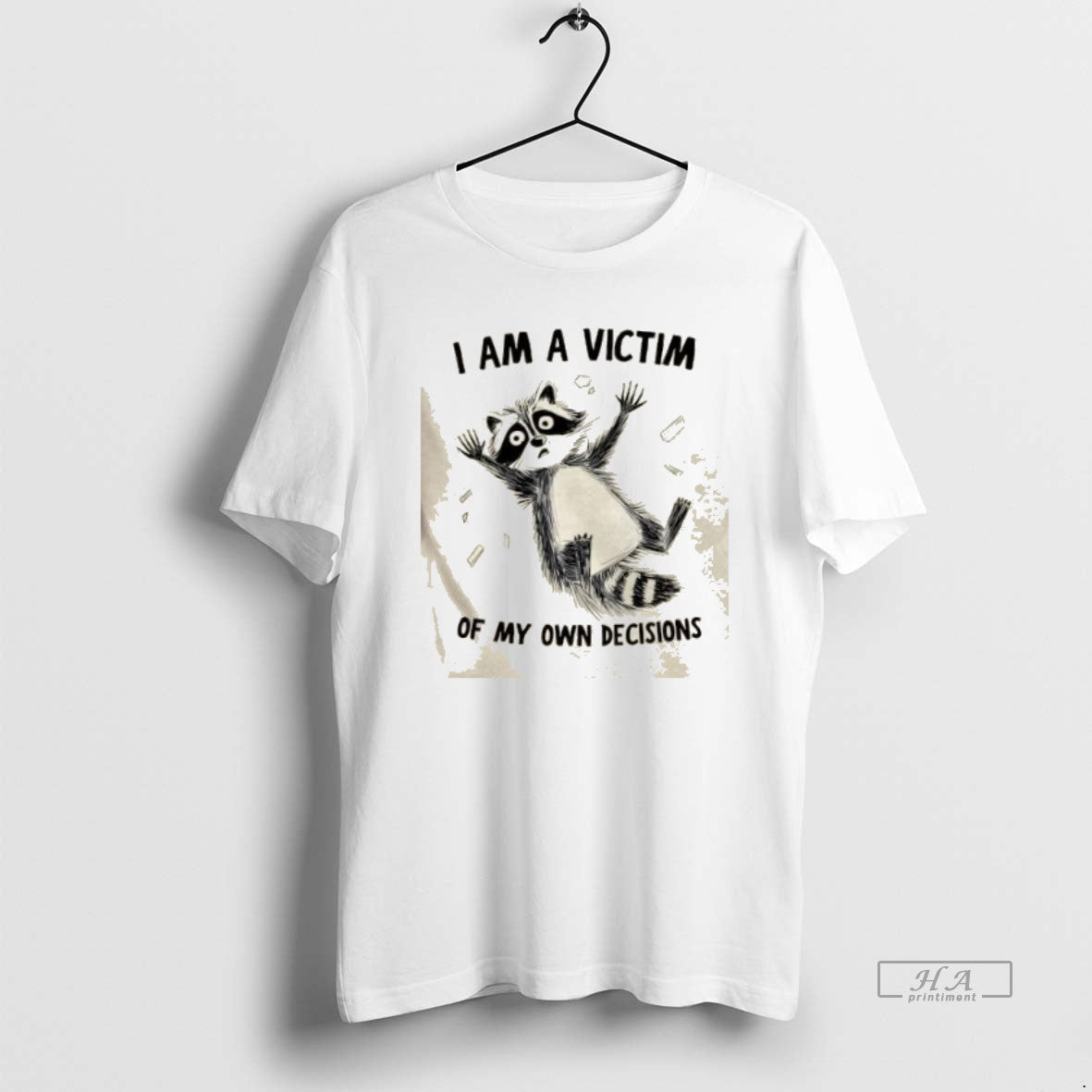 Raccoon I Am Victim My Own Decisions T-Shirts, Hoodie, Sweatshirt - T-Shirt, Sweatshirt, Hoodie