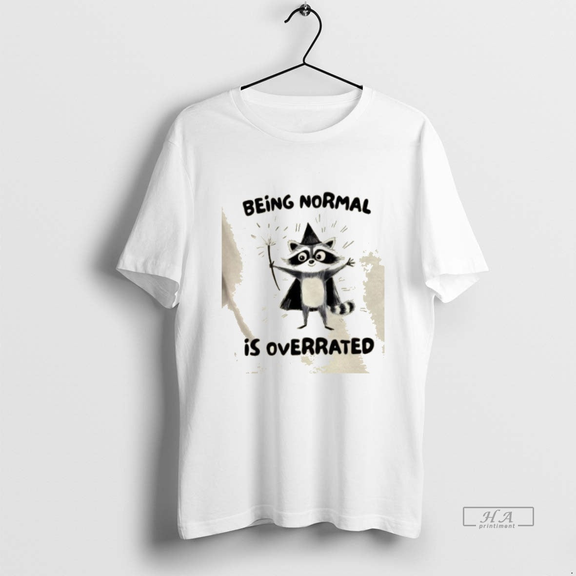 Raccoon Wizard Being Normal Is Overrated T-Shirts, Hoodie, Sweatshirt - T-Shirt, Sweatshirt, Hoodie